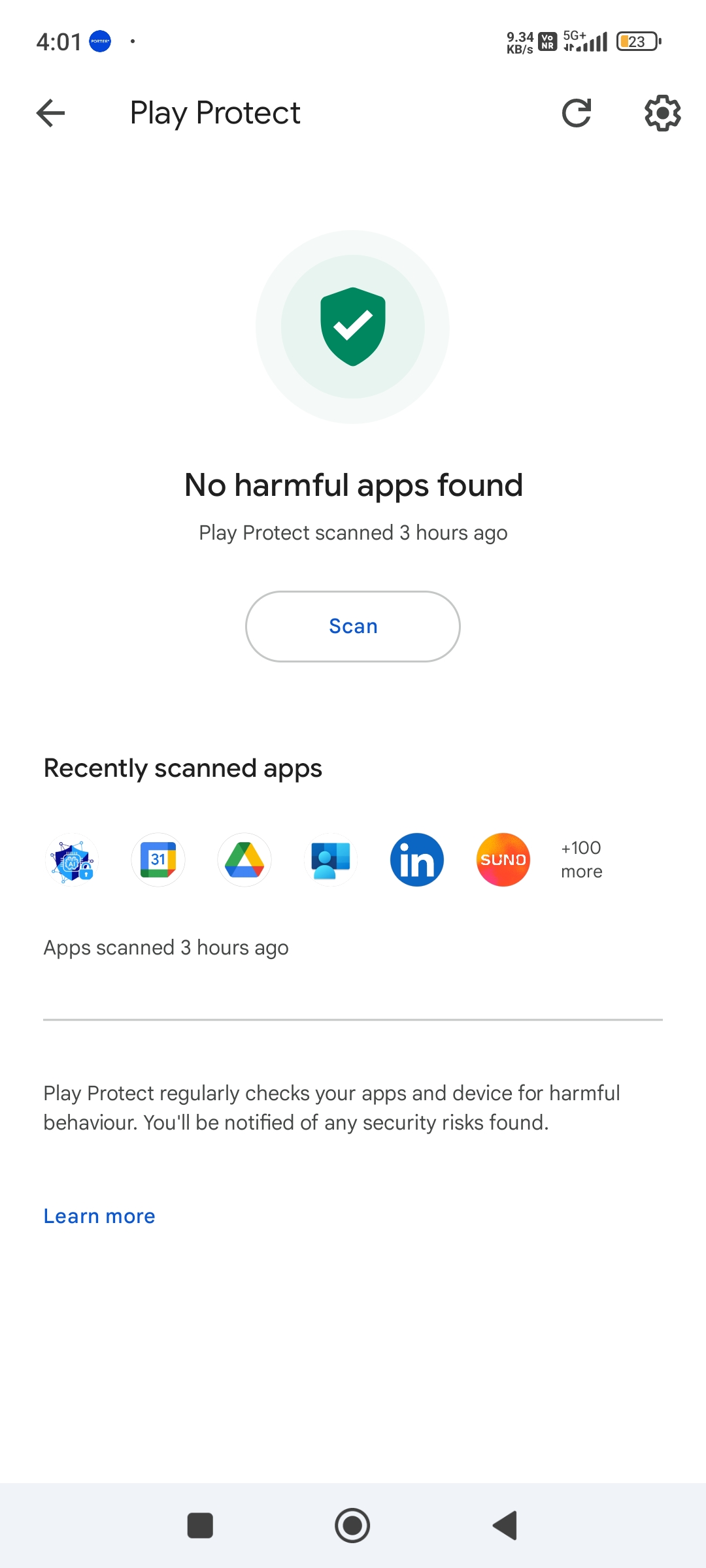 Play Protect Settings Icon